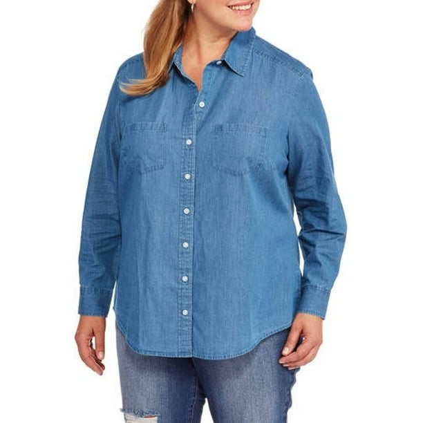 YUNY Men Suede Wash Denim Plus Size Leisure Button Down Shirt Light Blue XL YUNY Men Suede Wash Denim Plus Size Leisure Button Down Shirt Light Blue XL